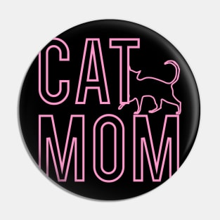 Cat Mom Pin