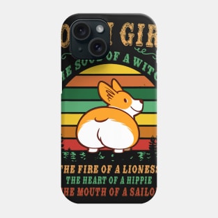 Corgi Girl - Witch - Lioness - Hippie - Sailor (81) Phone Case