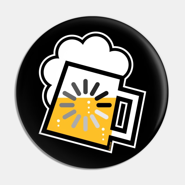 Beer Loading (Drinking In Progress / Icon / /) Pin by MrFaulbaum