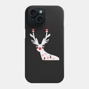 Merry Christmas reindeer Phone Case