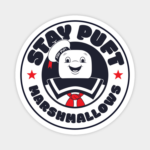 Stay Puft Marshmallows Logo Ghostbusters Ghostbusters Magnet Teepublic