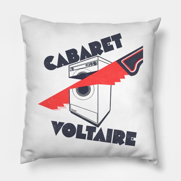 Cabaret Voltaire -- Punsktyle Design Pillow by unknown_pleasures