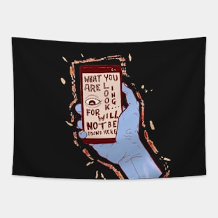 Not Here Tapestry