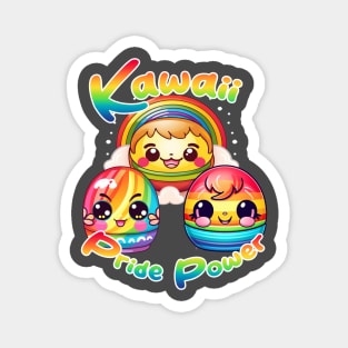 Kawaii Pride Power Squadron Magnet