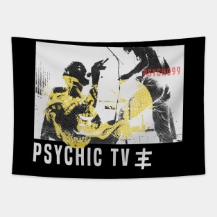 vintage psychic tv // fanart by psycho99 Tapestry