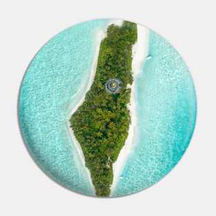 Island Palestine Pin