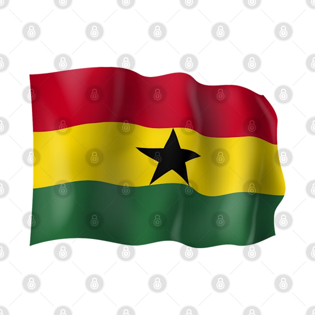 Ghana flag by SerenityByAlex