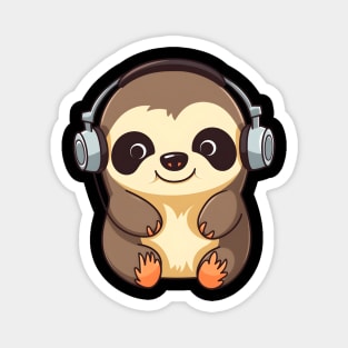 Sloth headphones Magnet