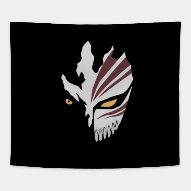 Ichigo Hollow Mask Bleach Anime Straw Hat Pirates Tapestry