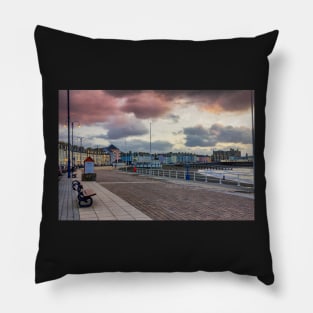 The promenade in Aberystwyth, Ceredigion Pillow