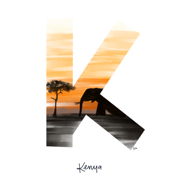 Bucket list destination Kenya Kenya TShirt TeePublic