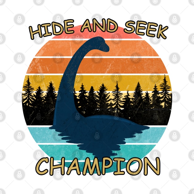 Loch Ness Monster - Hide and Seek Champion by valentinahramov