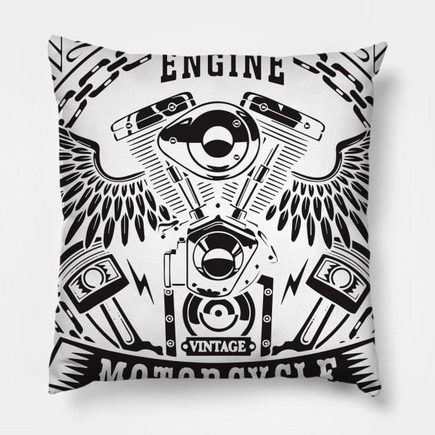 ride to live Pillow by garudadua