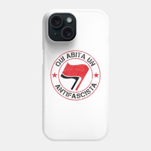 Qui abita un antifascista Phone Case