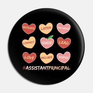 Assistant Principal Valentines Day Pin