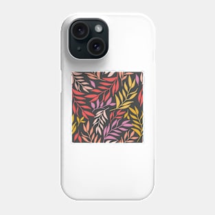 Pretty leaf repeat pattern Phone Case