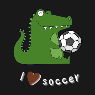 I Love Soccer T-Shirt