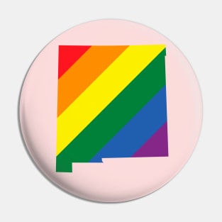 New Mexico state (LGBT) pride Pin