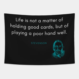 Robert Louis Stevenson Quote Tapestry