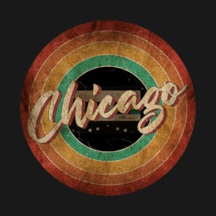 Chicago Vintage Circle Art T-Shirt