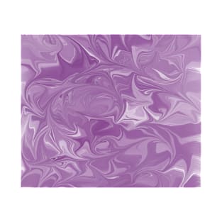 Purple Marbled Paint Swirl T-Shirt