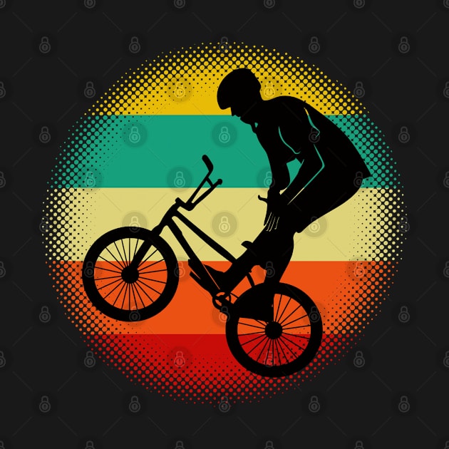 BMX Bicycle Rider Retro by Houseofwinning