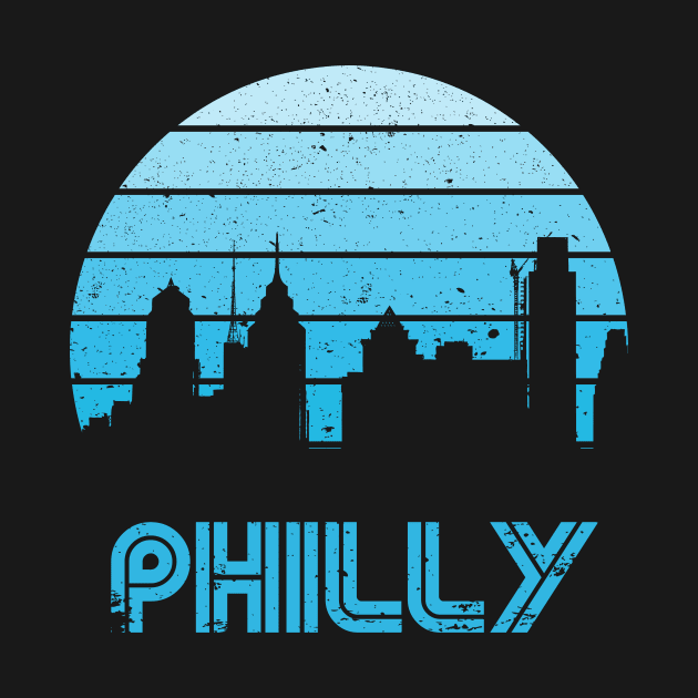 Retro Sunset Philly by rojakdesigns