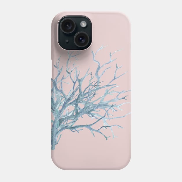 Coral reef in dark blue Phone Case by LatiendadeAryam