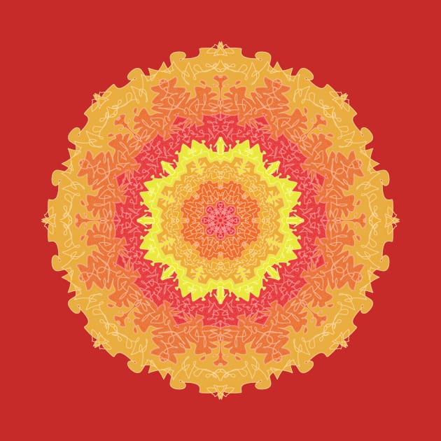 Fiery Mandala by Emberpixie