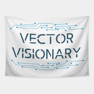 Vector Visionary Graphics Designers T-shirt Tapestry