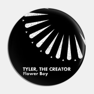 Flower Boy / Tyler The Creator / Minimal Graphic Design Artwork Pin