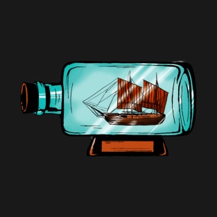 Sailboat in a bottle T-Shirt