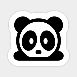 Bambu Brand Logo Panda Black White Bamboo Forest Grass Magnet