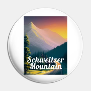 Schweitzer Mountain ski - Idaho Pin