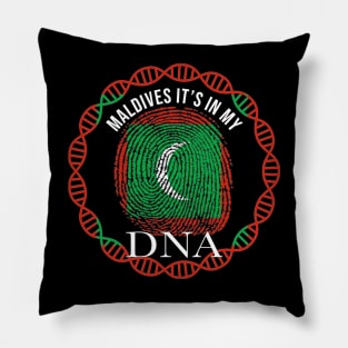 Maldives Its In My DNA - Gift for Maldivian From Maldives Pillow