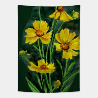 yellow flowers Tapestry