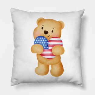 4 july Independence Day Pillow