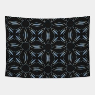 Navy arabesque Tapestry