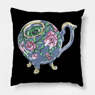 Tea Set Eyeball Pillow