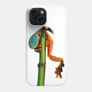 Fringed leaf tree frog Phone Case