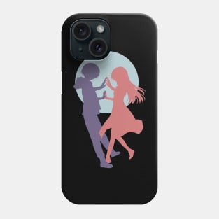 Tonikaku Kawaii or TONIKAWA : Over The Moon For You S 2 : 2nd Season Anime Key Visual in Awesome Silhouette Design Phone Case