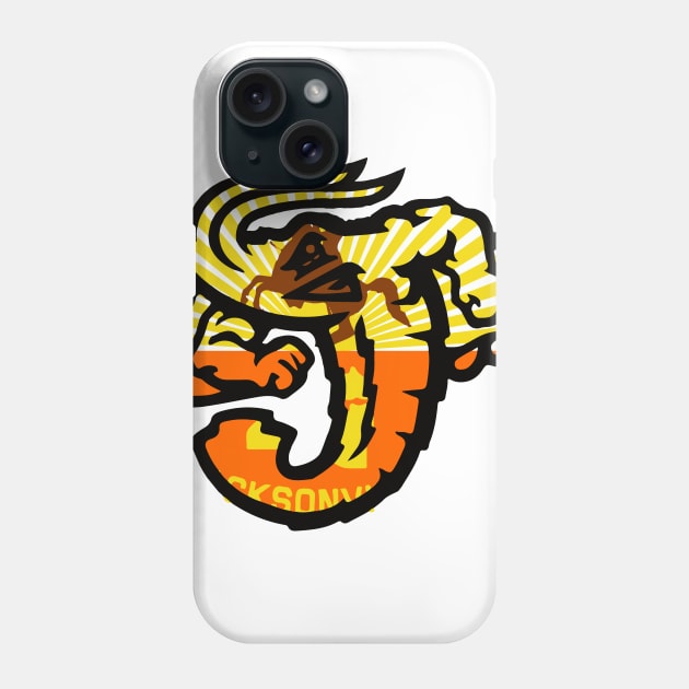 Jacksonville Flag Jumbo Shrimp Logo Phone Case by justin_weise