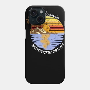 California sunset Phone Case