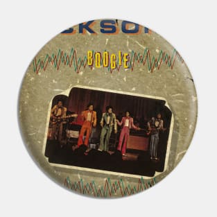 Jackson 5  BOOGIE - RETRO Pin