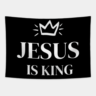 JESUS IS KING Tapestry
