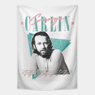 George Carlin / Vintage Style Fan Art Design Tapestry