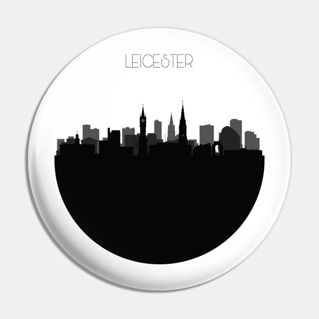 Leicester Skyline Pin by inspirowl