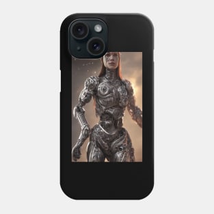 Cyborg Girl Cyberpunk Woman Phone Case