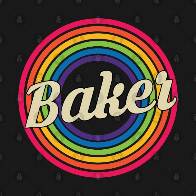 Baker - Retro Rainbow Style by MaydenArt