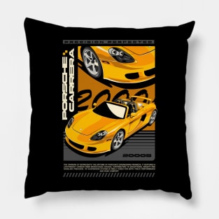 Nostalgic Porsche Carrera GT Pillow